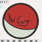 Pokemon Ball Machine Embroidery Design, Pokemon Embroidery File, Anime Embroidery Design, Machine Embroidery Design 1.png