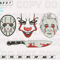 Retro Halloween Horror Embroidery Designs, Horror Killers Characters Digital Embroidery Machine Design Files.png