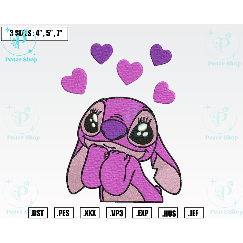 Stitch In Love Embroidery Designs, Machine Embroidery Files, Valentine Embroidery Files 4.png