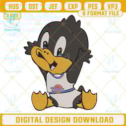 baby daffy space jam embroidery designs, baby looney tunes embroidery design file.jpg