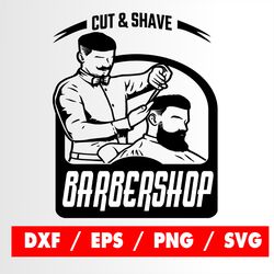 barbershop svg | hair stylist svg | barber svg files | silhouette. & sticker vinyl cutting