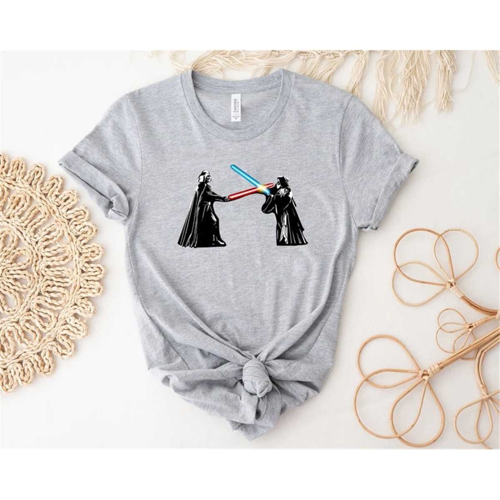 Darth Vader Obi-wan Kenobi Shirt, Disney Star Wars Shirts, Obi-wan Kenobi Shirt, May the Force Be With you, Light Saber.jpg
