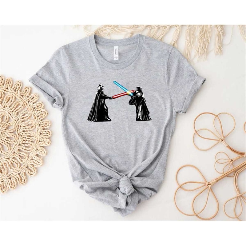 Darth Vader Obi-wan Kenobi Shirt, Disney Star Wars Shirts, Obi-wan Kenobi Shirt, May the Force Be With you, Light Saber.jpg