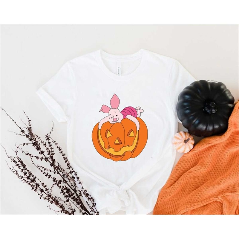 Disney Piglet Halloween Shirt, Halloween Disney Shirt, Halloween Shirts, Disney Trip Shirts.jpg
