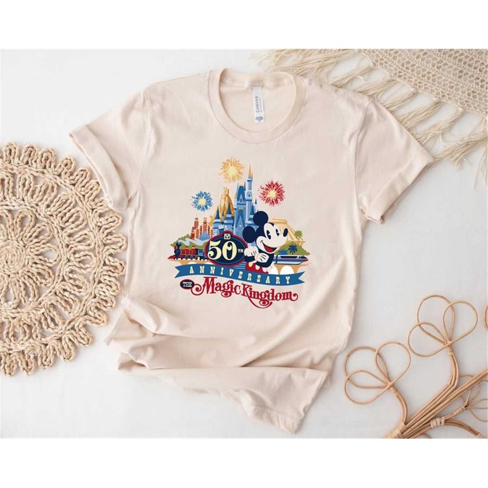 Disney World 50th Anniversary shirt, Magic Kingdom Shirt, Castle Shirts, Castle Family Shirts, Family Trip Shirts, Famil.jpg