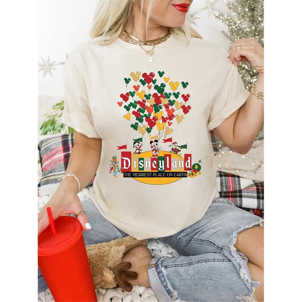 Disneyland Christmas shirt, Magic Kingdom, Merriest Place on Earth, Christmas Castle, Disney trip,Disneyland Christmas,.jpg