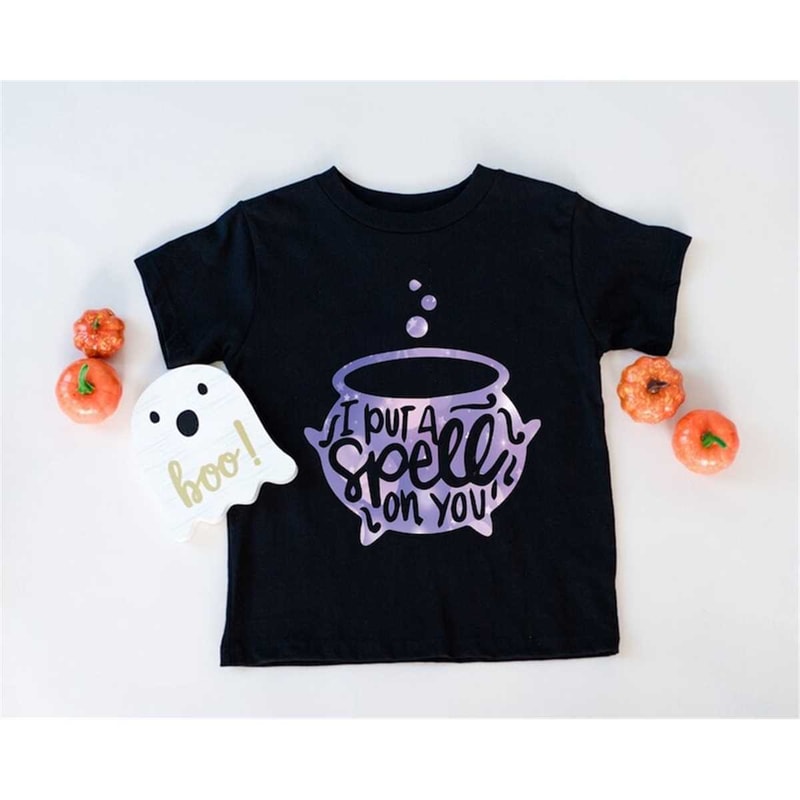 I Put A Spell On You Shirt, Halloween Shirt, Witch Shirt, Halloween Shirt, Boo Shirt, Halloween, Halloween Party, Cute H.jpg