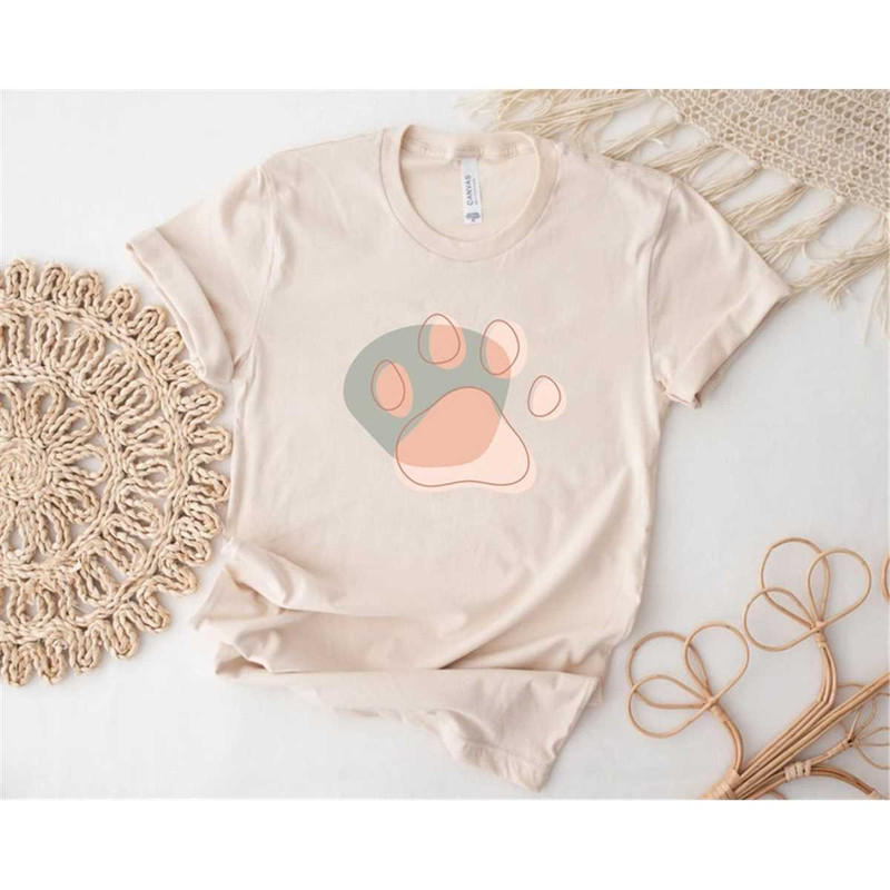 Love Paw Shirt, woman dog lover shirt, dog love shirt, dog lover, animal lover t-shirt, love paw, dog paw gift ,love dog.jpg