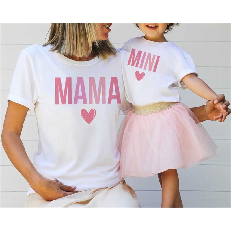 Matching Mothers Day Shirt, Mommy and Me Shirt for Mothers Day, Gift for Mom, Mother and Daughter Matching Outfits, Girl.jpg