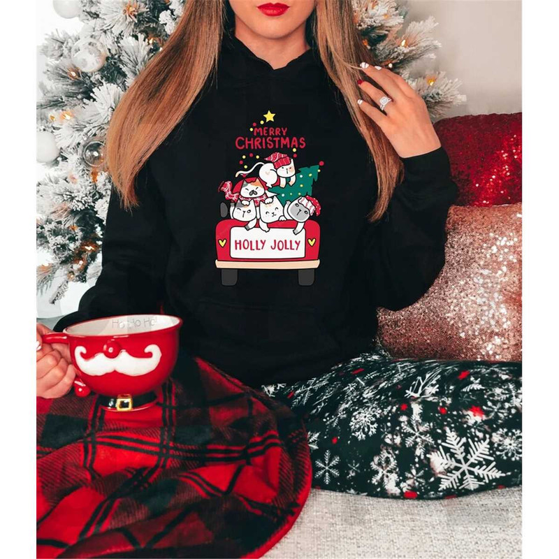 Merry Catmas, Christmas Cat Shirt, Cat Christmas Shirt, Cute Cat Shirt, Meowy Catmas Shirt, Cat Mom Shirt, Meowy Catmas,.jpg