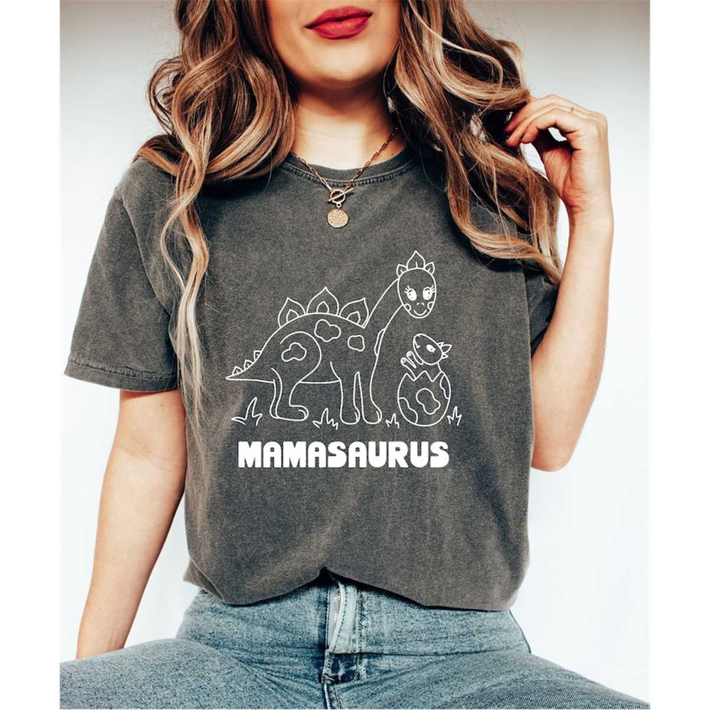 Mom Baby Dinosaurs Shirt For Mothers Day, Mamasaurus Shirt, Gift For Mom, Baby Dinosaur Shirt, Mothers Day Matching Shir.jpg