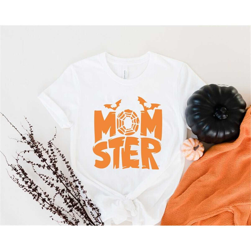 Momster Shirt, Mom Halloween shirt, Halloween Shirt, Halloween Party Shirt, Witch shirt, Halloween gift, trick or treat 1.jpg