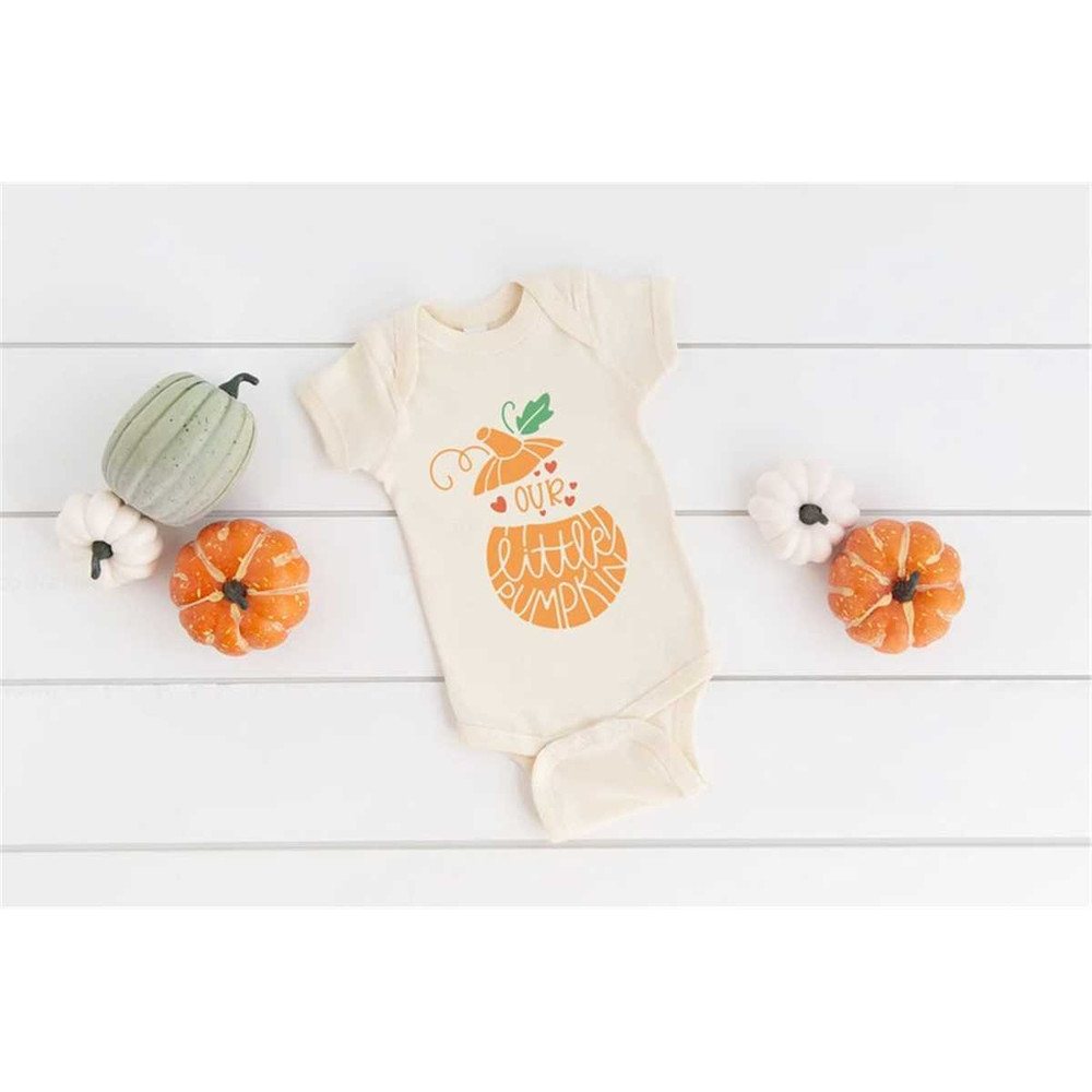 Our Little Pumpkin Shirt, Halloween Baby Onesie, Kids Halloween Shirt, Pumpkin Shirt, Spooky Season, Halloween vibes, Ki.jpg