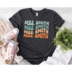 retro teacher shirt, personalized teacher sweatshirt, custom teacher shirts, teacher appreciation, gift for elementary t