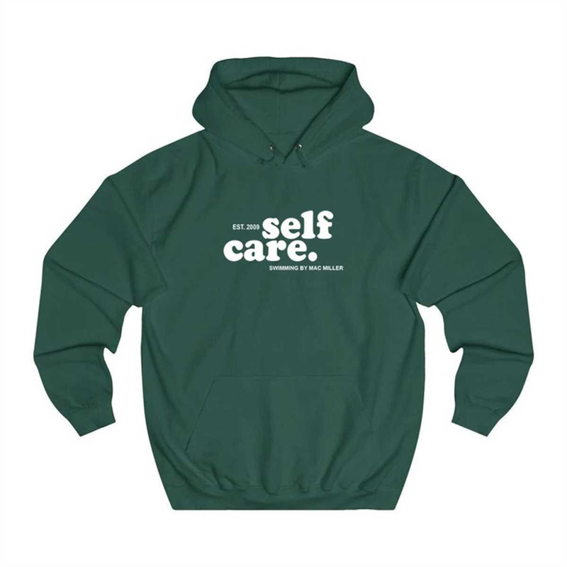 Self Care Hoodie, Self Care Crewneck T-Shirt, Swimming Hoodie Trendy Sweatshirt, Mac Self Care merch gift.jpg