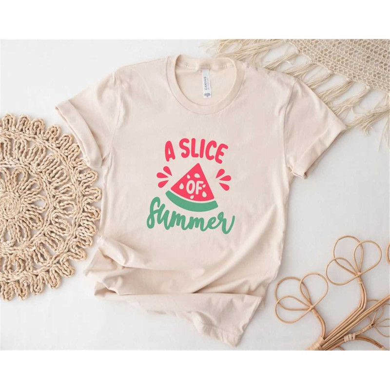 Slice of Summer Shirt, Watermelon Shirt, Summer Shirt, Cute Summer Shirt, Beach Shirt, Summer Tshirt, Summer Vibe Shirt.jpg