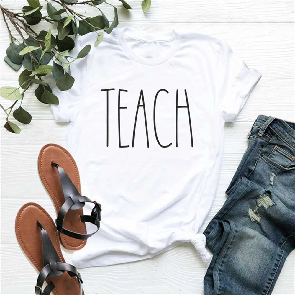 Teacher Shirt, Rae Dunn Inspired Teacher Shirt, Teacher T-Shirt, Cute Teacher Shirt, Rae Dunn Teacher Shirt, Rae Dunn In.jpg