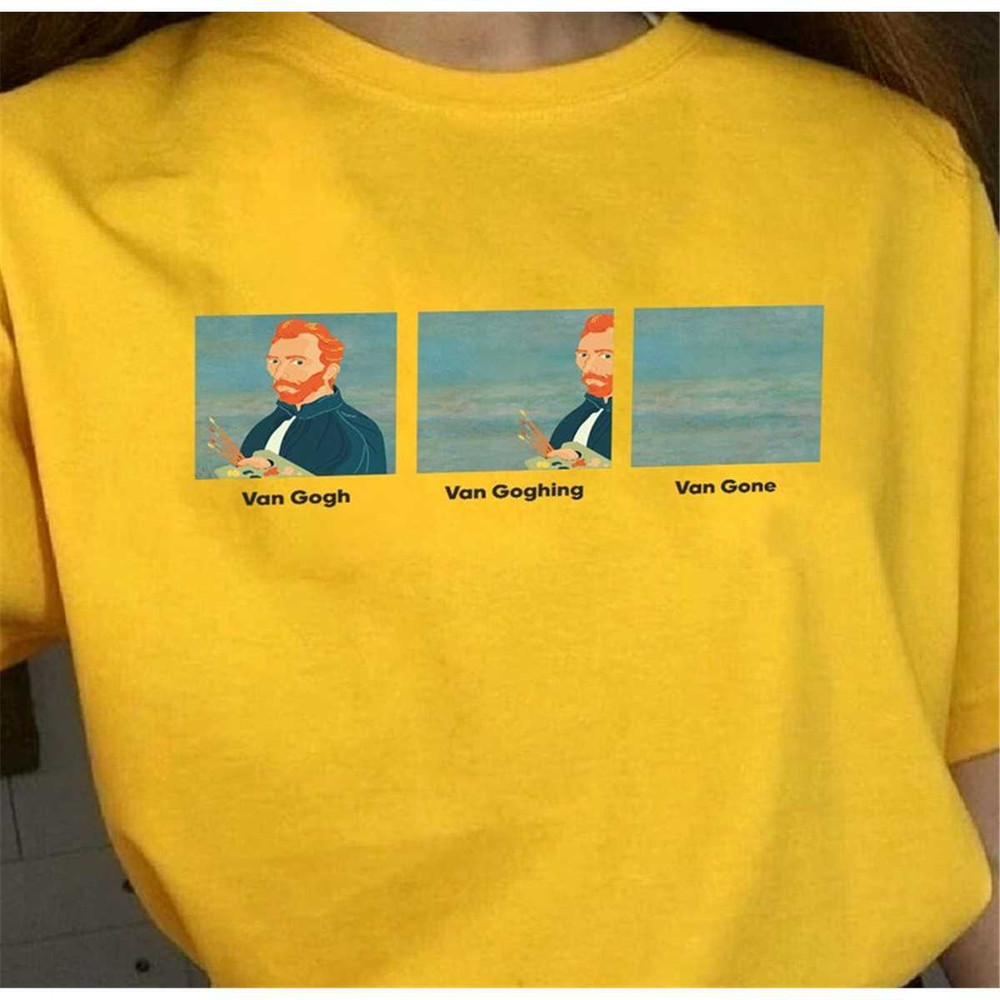 Vincent Van Gogh Shirt Mens , Van Going , Van Gone , Van Gogh Tshirt Women , Grunge Aesthetic Clothing , Scream T Shirt.jpg