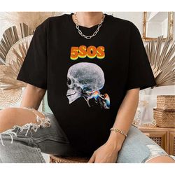 5sos sweatshirt, vintage 5 seconds of summer shirt, 5sos shirt, 5sos merch, band tour shirt, shirt for 5sos fan