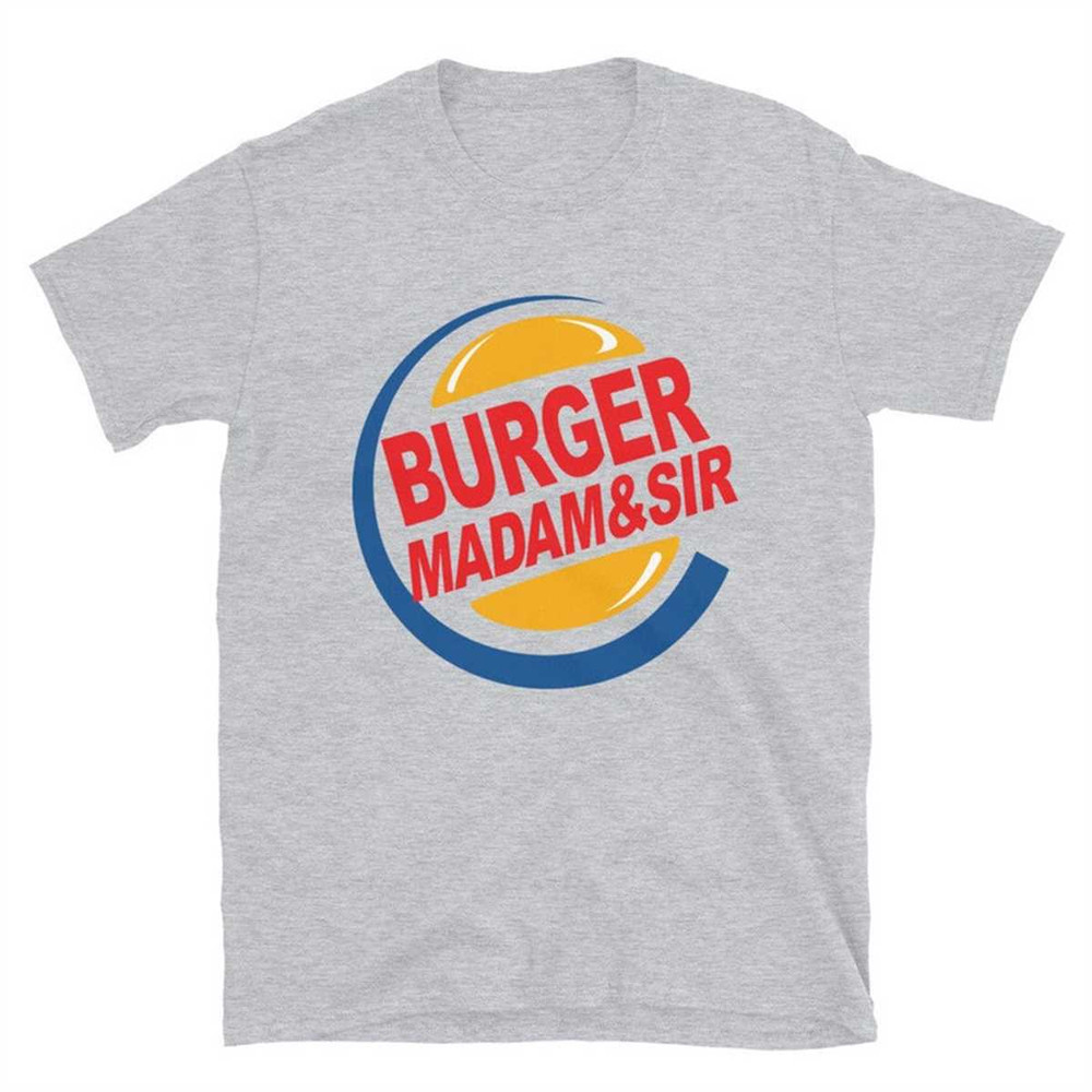Burger Madam & Sir Short-Sleeve Unisex T-Shirt.jpg