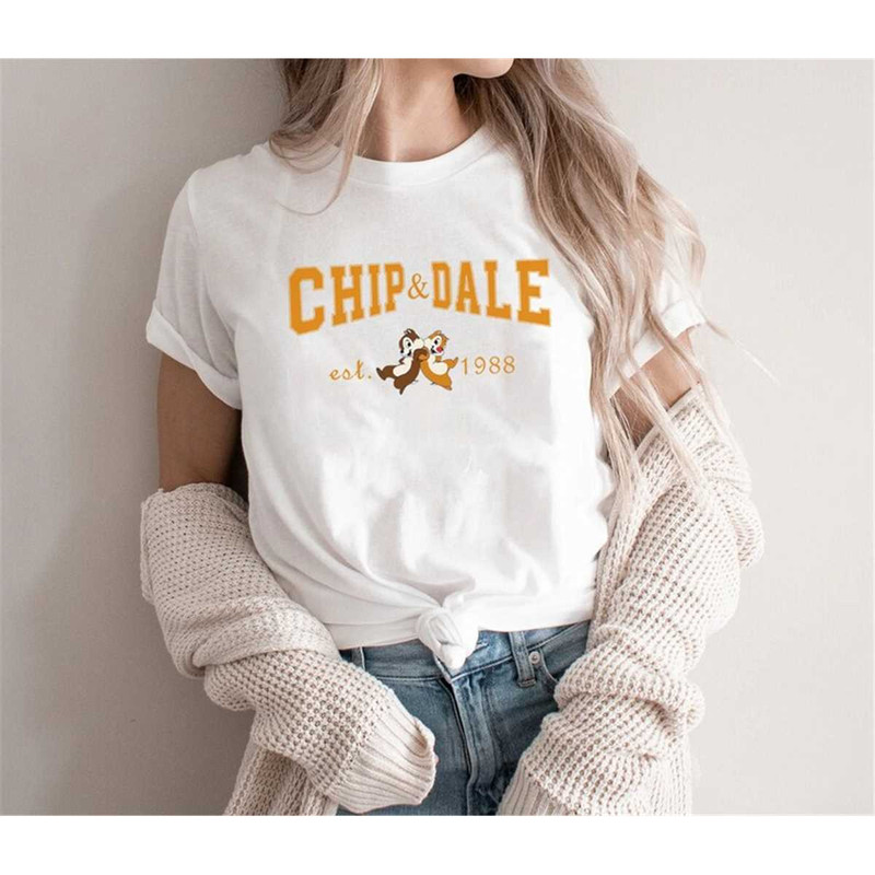 Comfort Colors Chip and Dale Sweatshirt, Disney T-Shirt, Walt Disney World, Walt Disney, Disney vintage , , Chip and Dal.jpg