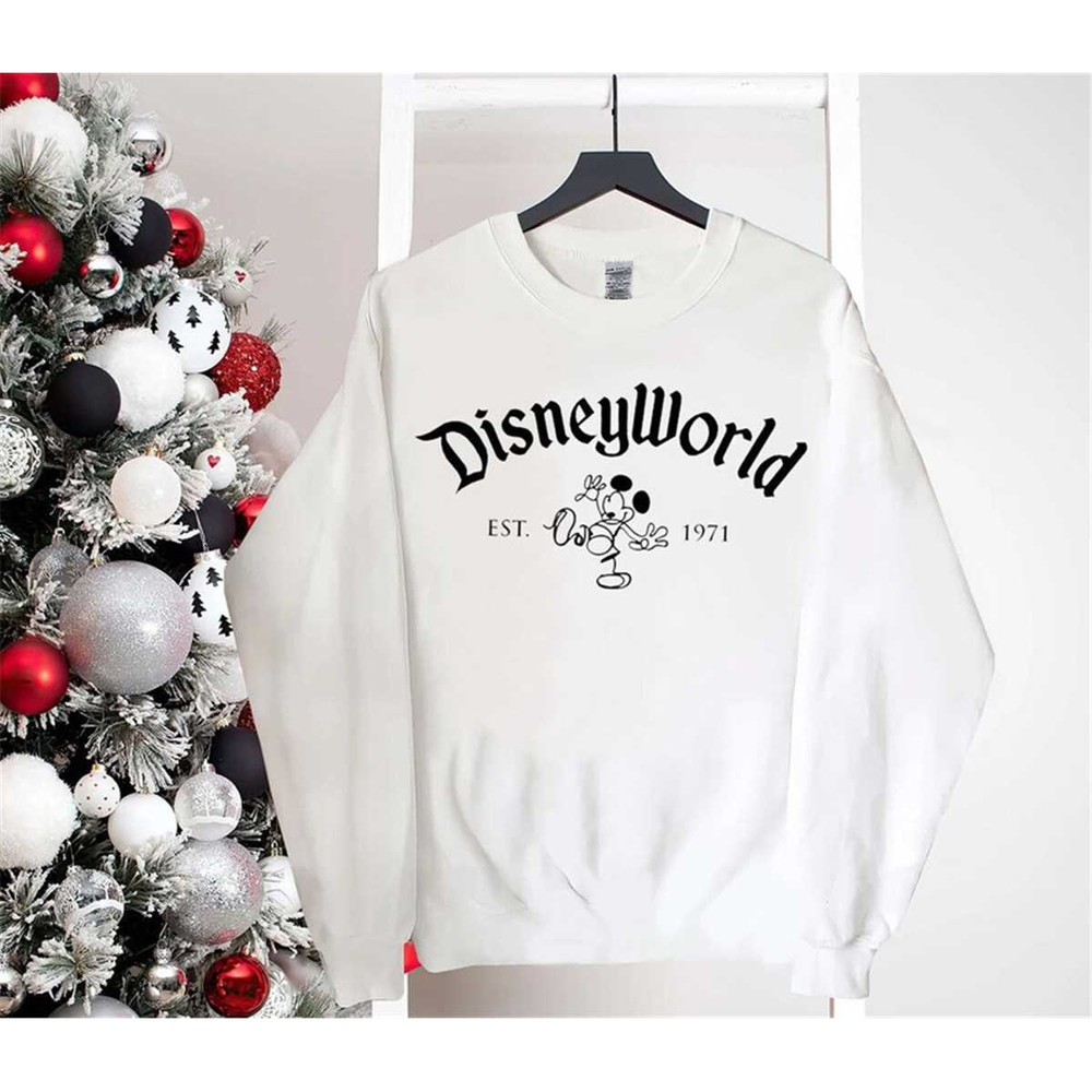 Comfort Colors Disney World Sweatshirt, Disney Sweatshirt, Disney Sweatshirt, Mickey and Friends Sweatshirt, Mickey and.jpg