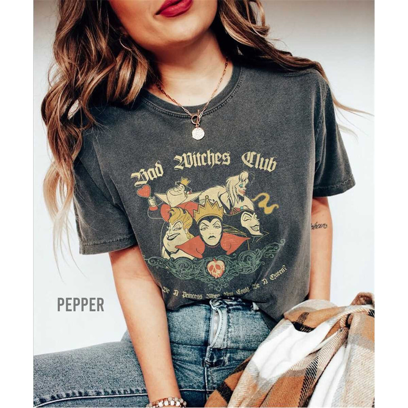 Comfort Colors Villains Characters Shirt, Retro Disney Villains Characters Maleficent Ursula Evil Queen Hades Shirt, Dis 2.jpg