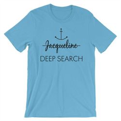 deep search strikeout jacqueline short-sleeve unisex t-shirt