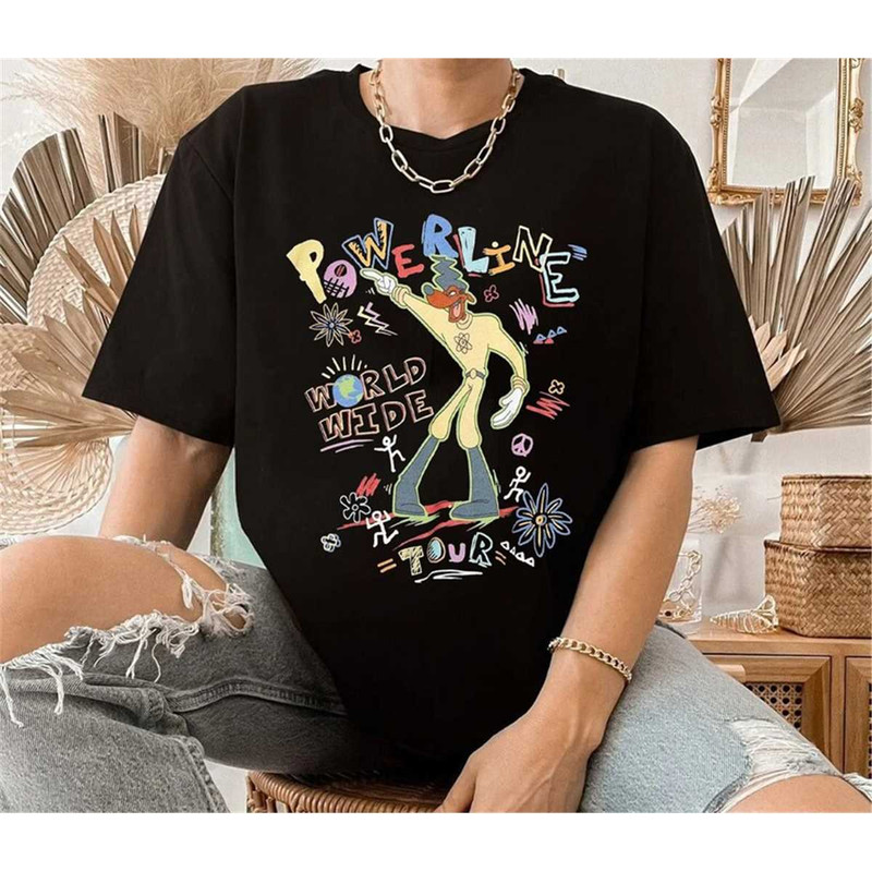 Disney A Goofy Movie Sweatshirt, Powerline World Wide Tour T-Shirt, Goofy Shirt, A Goofy Movie Shirt, Disney Graphic T-S.jpg