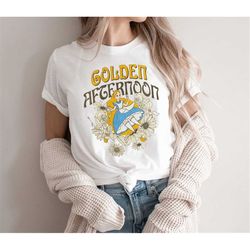 disney alice in wonderland hoodie, floral golden afternoon sweatshirt, alice in wonderland sweatshirt, disney graphic t-