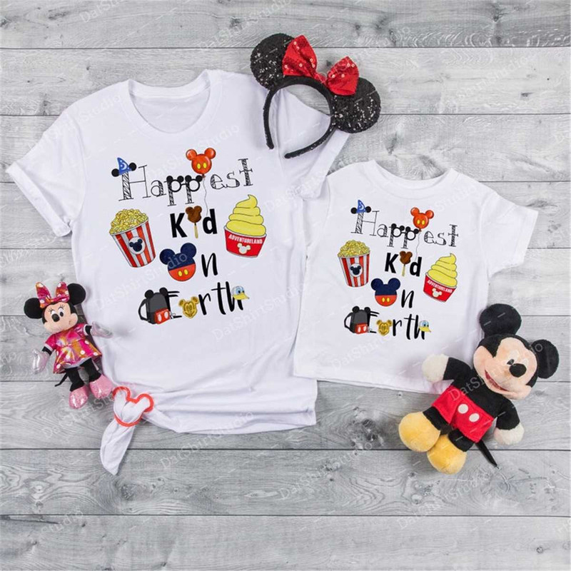 Disney Happiest Kid, Matching Disney Shirts ,Going to Disney ,Disney shirt, Disney Shirts for kids and adults DT250.jpg