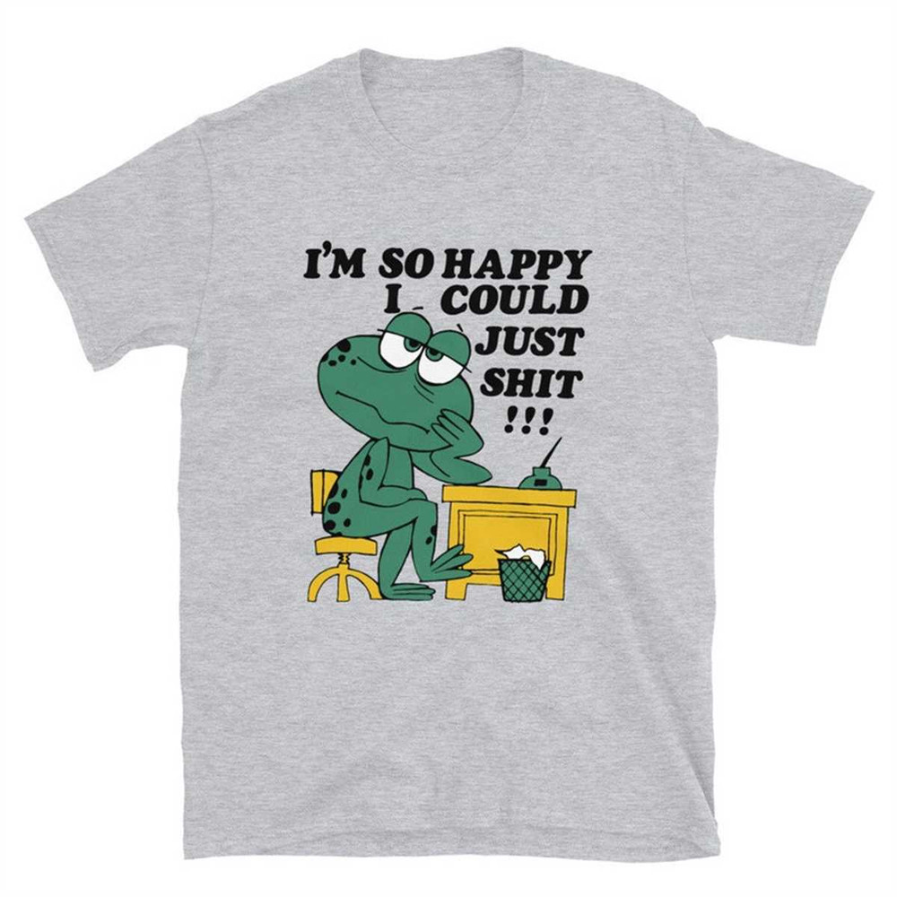 I'm So Happy I Could Just Shit Short-Sleeve Unisex T-Shirt.jpg