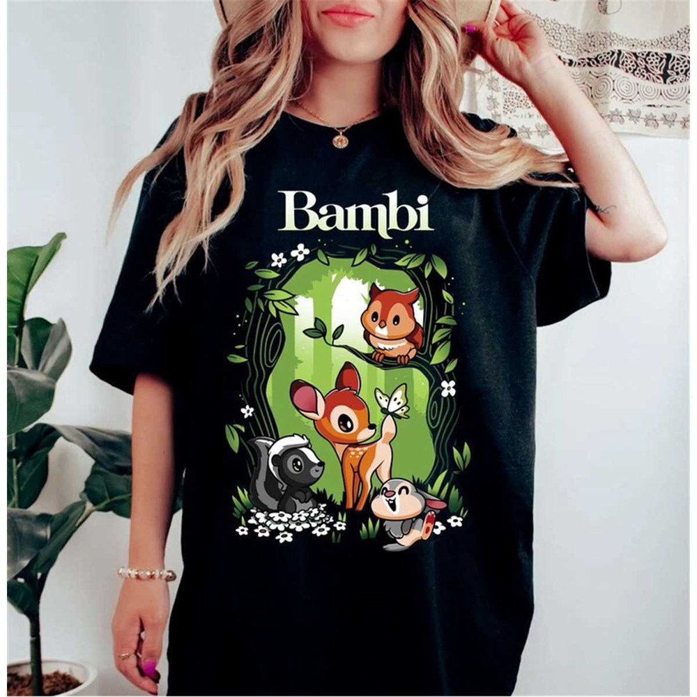 Lovely In The Forest Bambi Shirt, Bambi Disney Shirt, Bambi Shirt, Disney World Shirt, Gift Idea.jpg