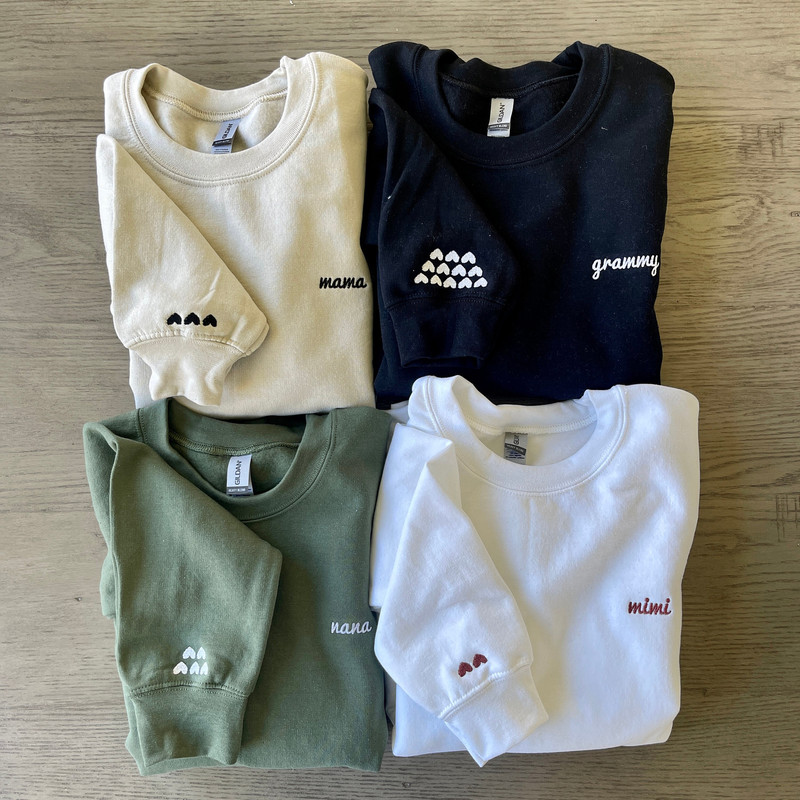 Custom Embroidered Mom Gift Sweatshirt, Gift for Mom, Mom Sweatshirt, Gift Ideas for Mom, Unique Gift, Christmas Gift for Mom.jpg