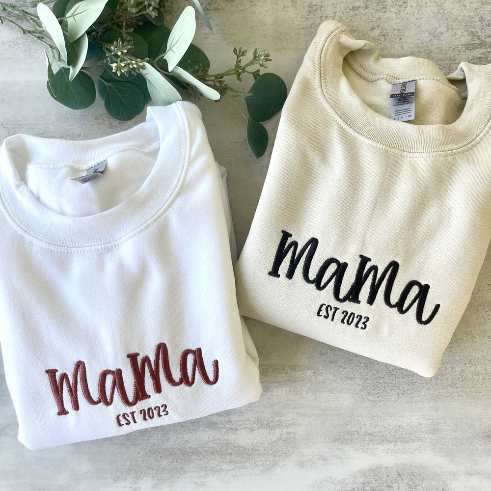 Embroidered Mama Sweatshirt, Custom Mom Gift, Gift for Mom, Mama Embroidered Sweatshirt, Custom Sweatshirt, Personalized Mom Sweatshirt 1.jpg