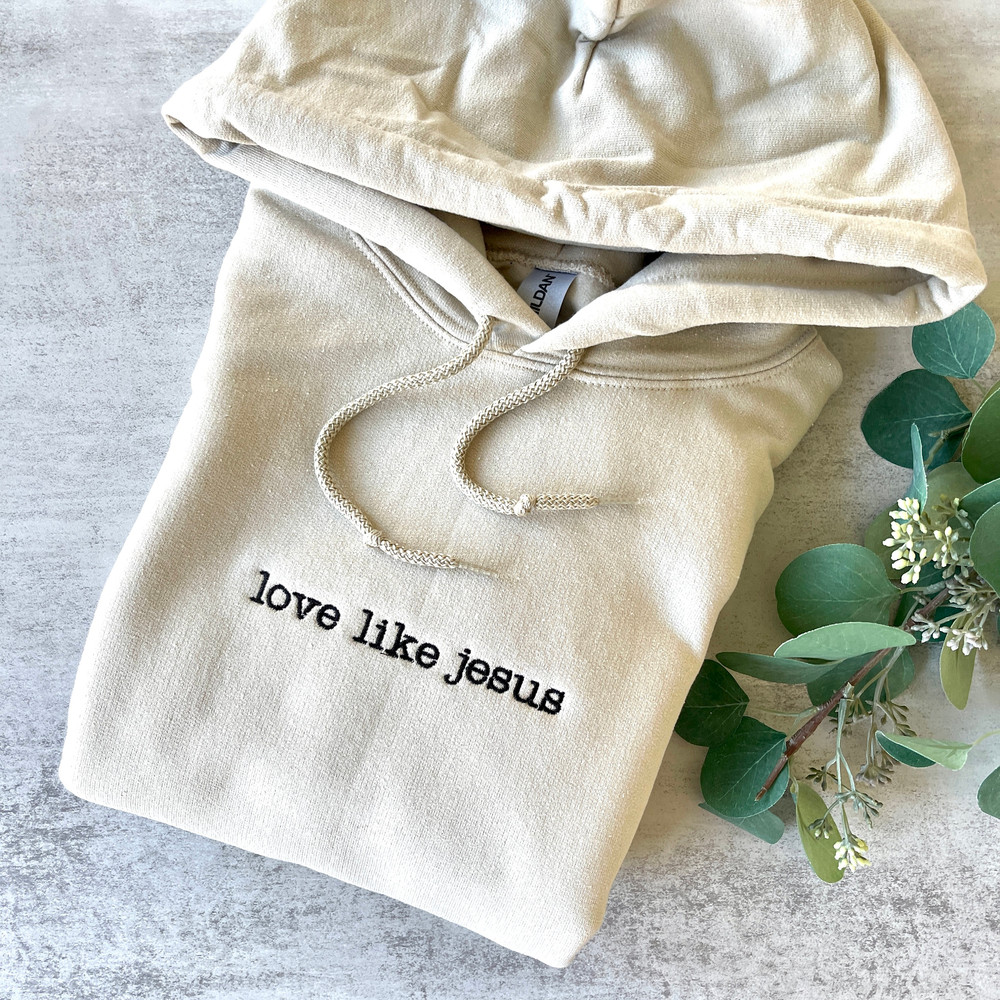 Love like Jesus Sweatshirt, Jesus Hoodie, Jesus Crewneck, Jesus Sweatshirt, Religious Sweatshirt.jpg
