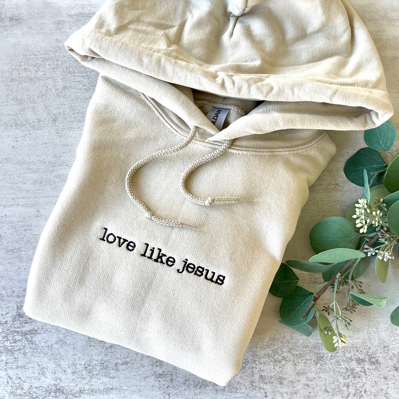 Love like Jesus Sweatshirt, Jesus Hoodie, Jesus Crewneck, Jesus Sweatshirt, Religious Sweatshirt.jpg