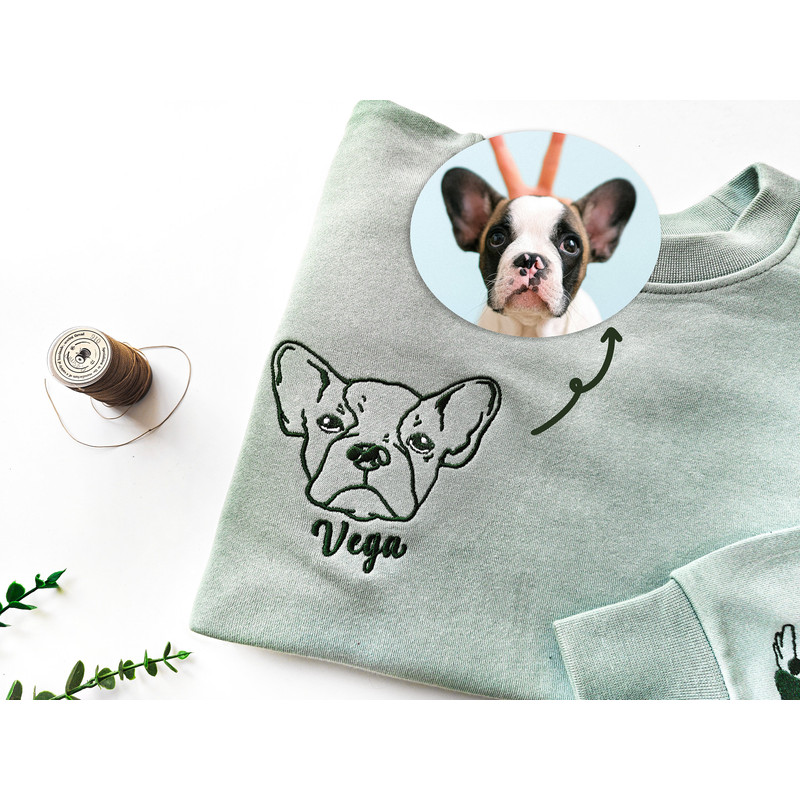 Custom Embroidered Pet Sweatshirts with Pet Photo and Name,Embroidered Pet Portrait,Custom Dog Hoodie,Special Birthday Gift for Dog MomDad.jpg
