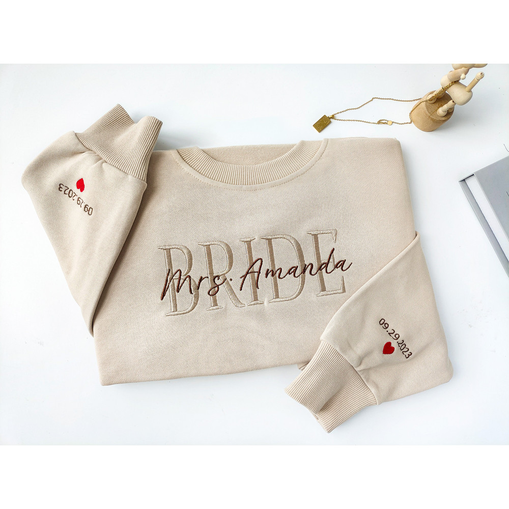 Personalized Embroidered Bride Sweatshirt,Custom last name Sweatshirt,Engagement Sweatshirt,Engagement Sweatshirt , Couple Gift for Friend.jpg