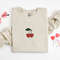 Embroidered Heart Cherries Sweatshirt  Valentine's Day Crewneck  Embroidered Sweatshirt  Gift For Her.jpg