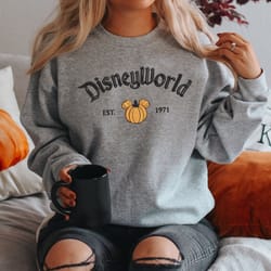 embroidered magical world halloween sweatshirt trendy crewneck embroidered sweatshirt oversized sweatshirt 1