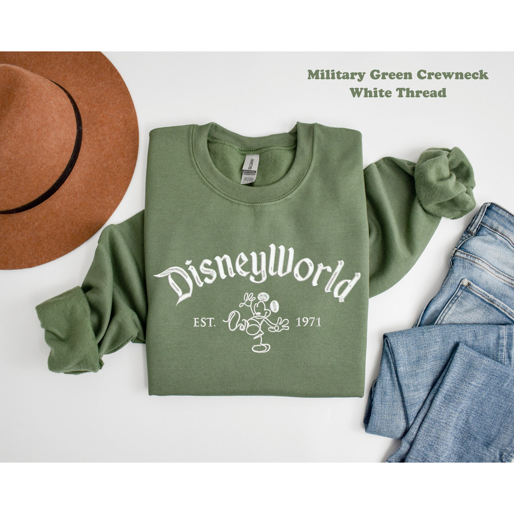 Embroidered Magical World Sweatshirt  Trendy Crewneck  Embroidered Sweatshirt.jpg