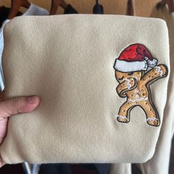 embroidered gingerbread christmas sweatshirt christmas ginger bread sweatshirt women christmas sweatshirt crewneck ugly