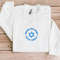 Embroidered Israel Sweatshirt Embroidered United We Stand With Israel Sweatshirt Israel Crewneck Peace for Israel Sweater Israel Support.jpg