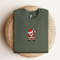 Embroidered Santa Sweatshirt Embroidered Christmas Sweatshirt Christmas Sweatshirt for Women Christmas Crewneck Sweatshirt Christmas Sweater.jpg