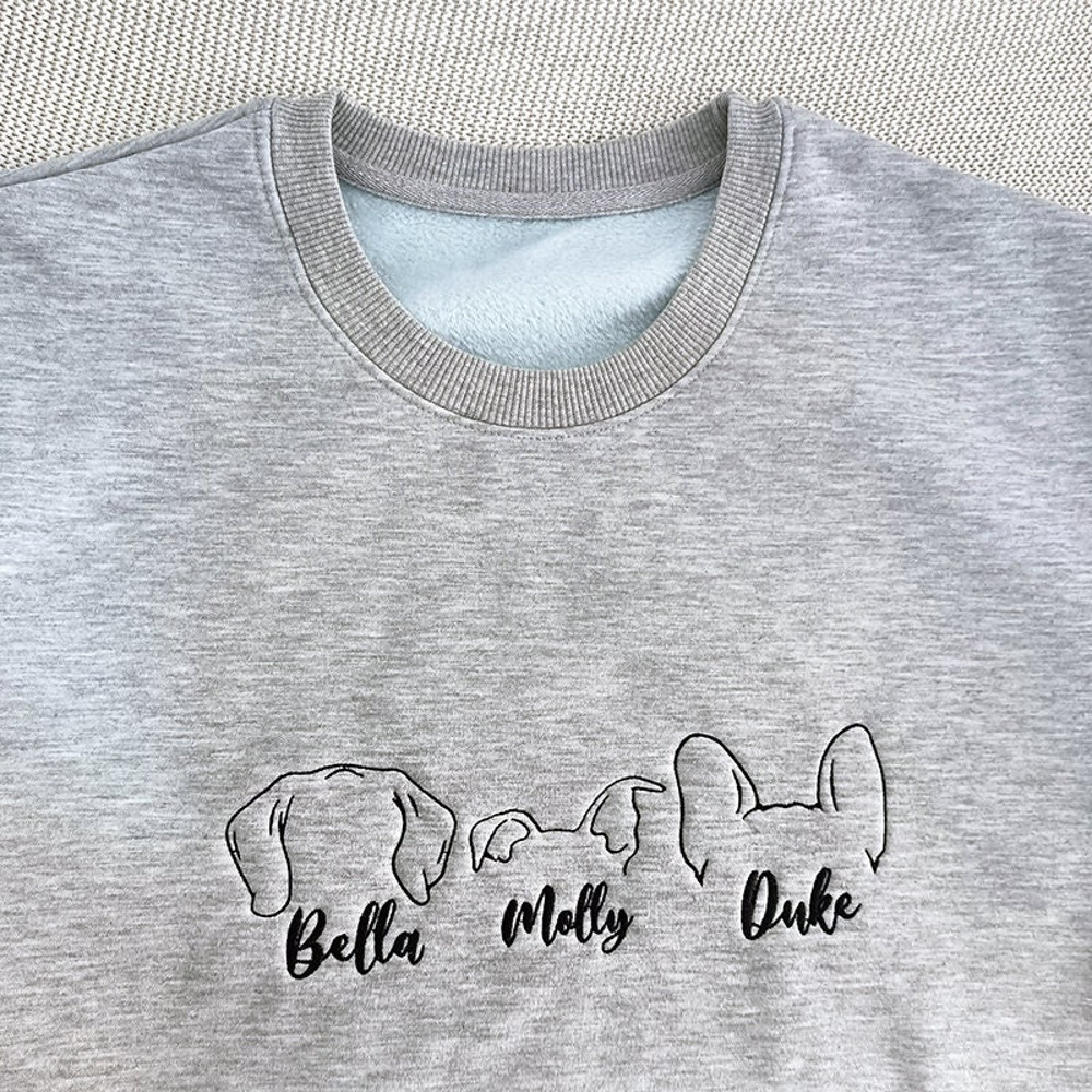 Custom Embroidered Pet Sweatshirts,Pet Lover Gifts,Embroidered With Dog Ear Outline,Dog Embroidered Sweatshirt, Dog Dad Hoodie Personalized 1.jpg