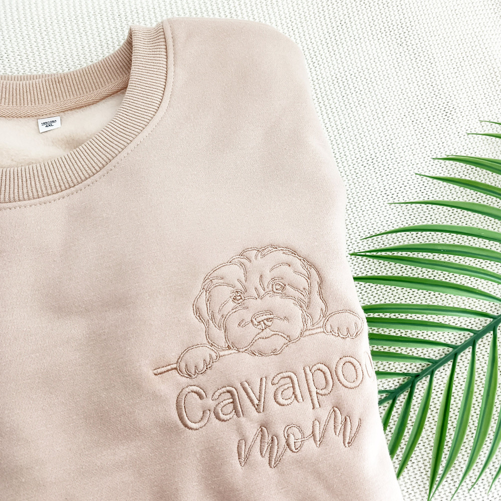 Dog MomDad Gift,Personalized Pet Face SweatshirtHoodie,Christmas Present Custom for Pet Lovers,Custom Pet Portrait Sweatshirt Embroidered.jpg