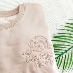 dog momdad gift,personalized pet face sweatshirthoodie,christmas present custom for pet lovers,custom pet portrait sweat