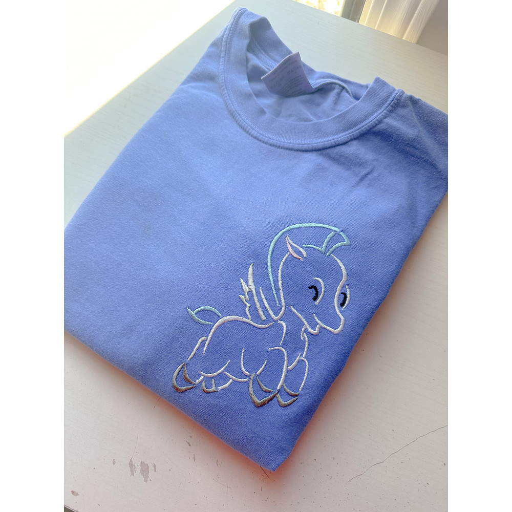 Baby Pegasus Embroidered T-Shirt Disney Hercules Embroidered Shirt Long Sleeve.jpg