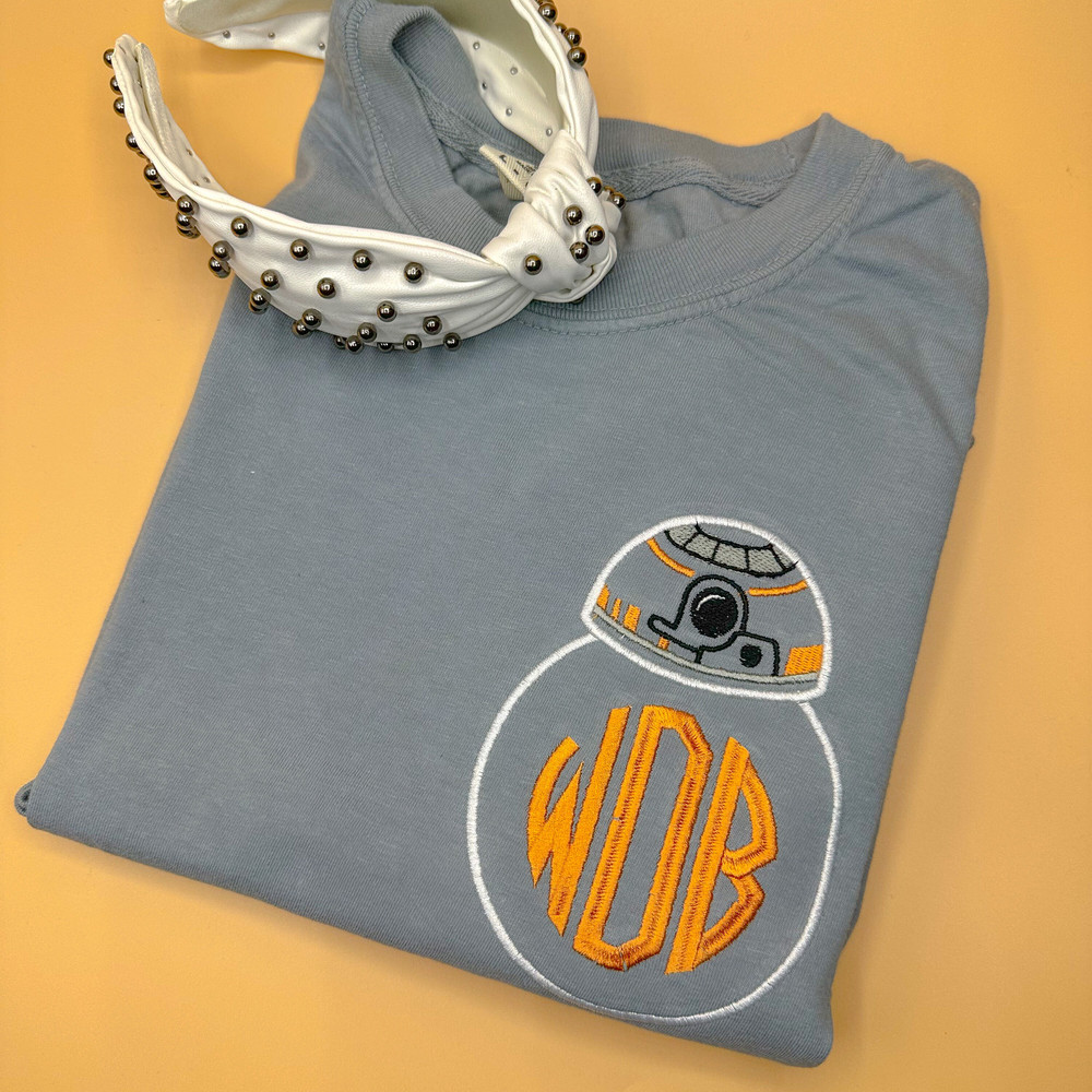 BB8 Monogram Shirt Monogram Sweatshirt Star Wars Monogram Sweatshirt.jpg